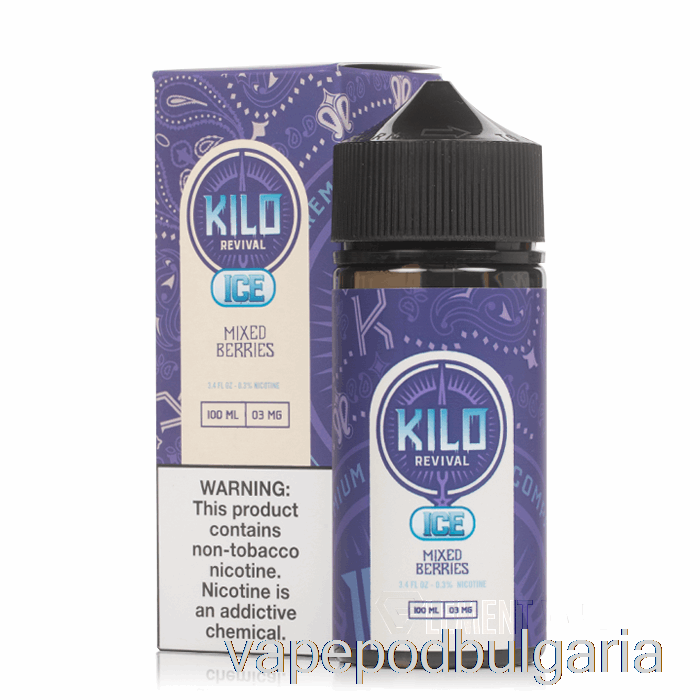 Vape Bulgaria Ice Mixed Berries - Kilo Revival - 100ml 0mg